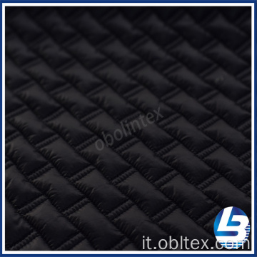 OBL20-Q-055 100% Nylon Tafftea Tessuto trapuntato per cappotto